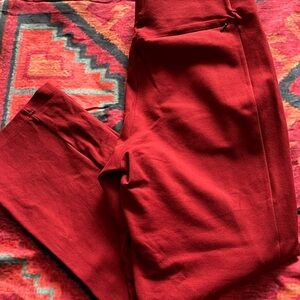 Betabrand Women’s Red Pants - Size L
